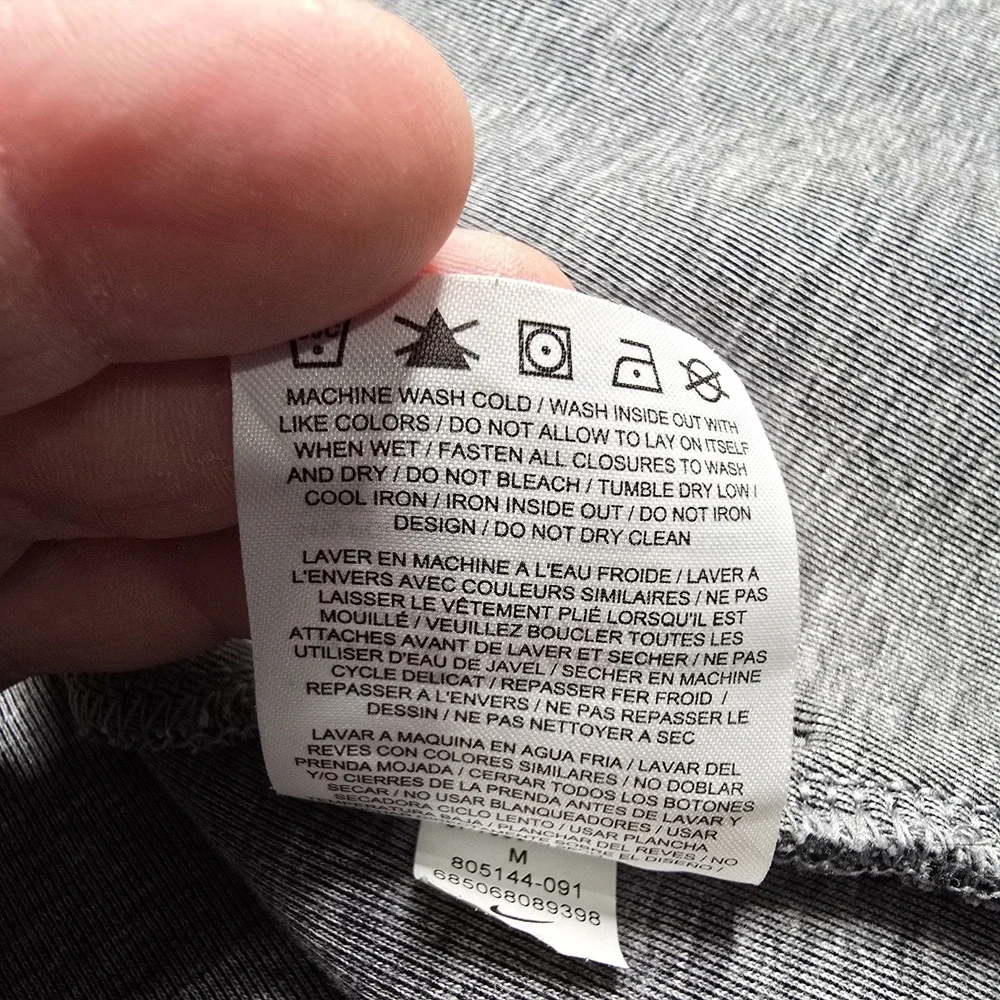 Nike Tech Fleece Windrunner Mens Medium Full Zip Hoodie Heather Gray 805144-091